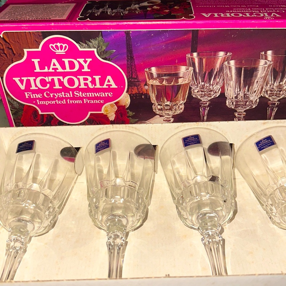 Fine Cristal Stemware from France